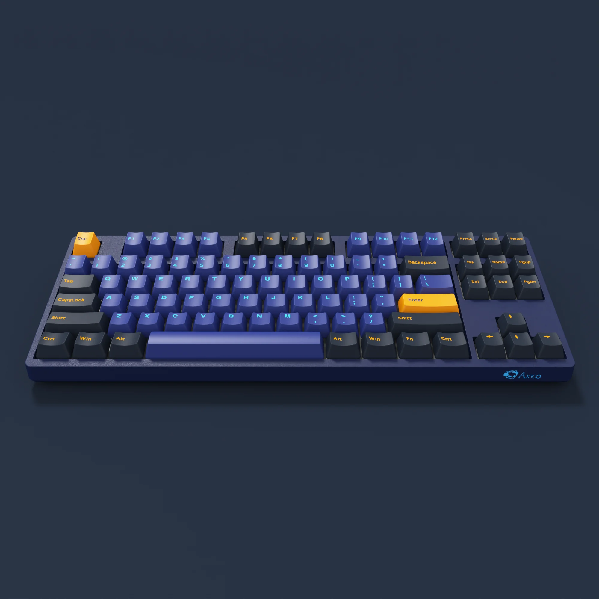 Проводная игровая клавиатура AKKO 3087 V2 Horizon 87 клавиш USB Type C клавиши 85% PBT Switch для