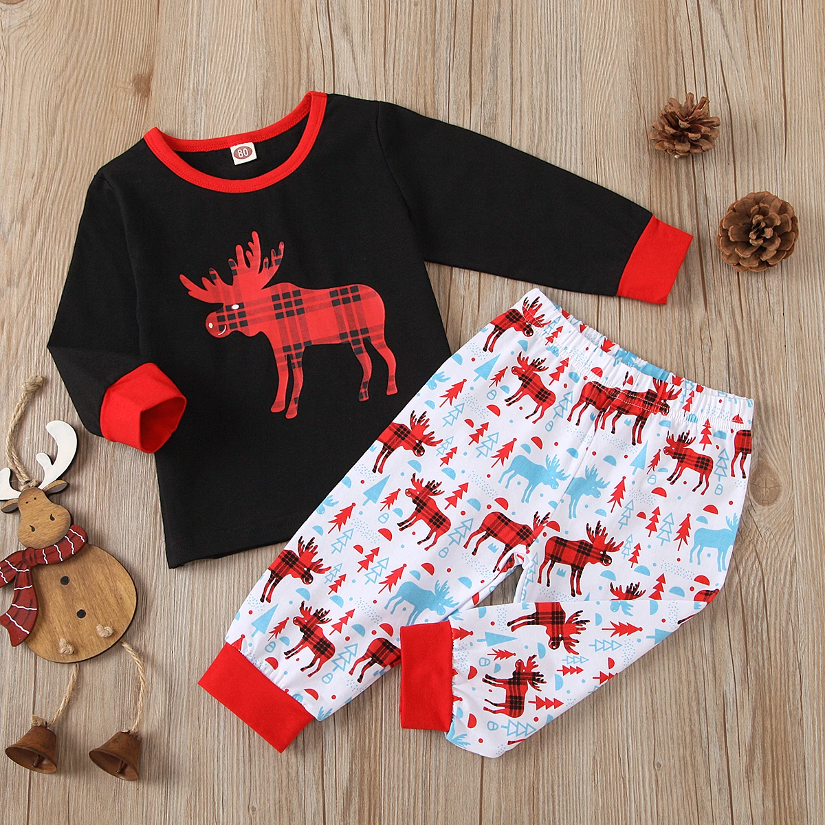 От 1 до 6 лет рождественское платье с изображением персонажей мультфильма унисекс