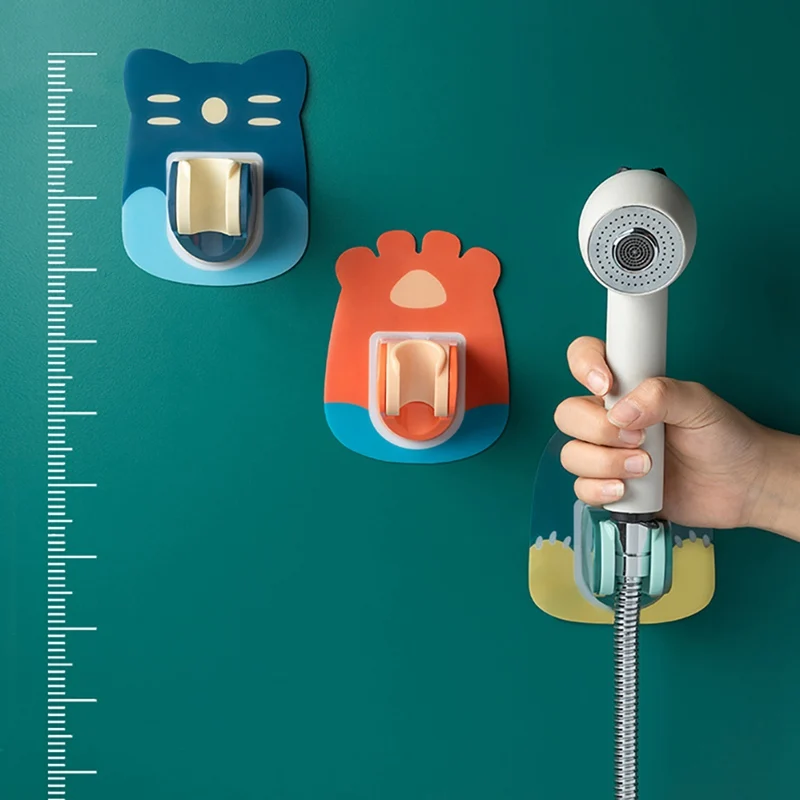 

Punch-free Shower Bracket Shower Nozzle Card Seat Bathroom Shower Fixed Base Shower Holder