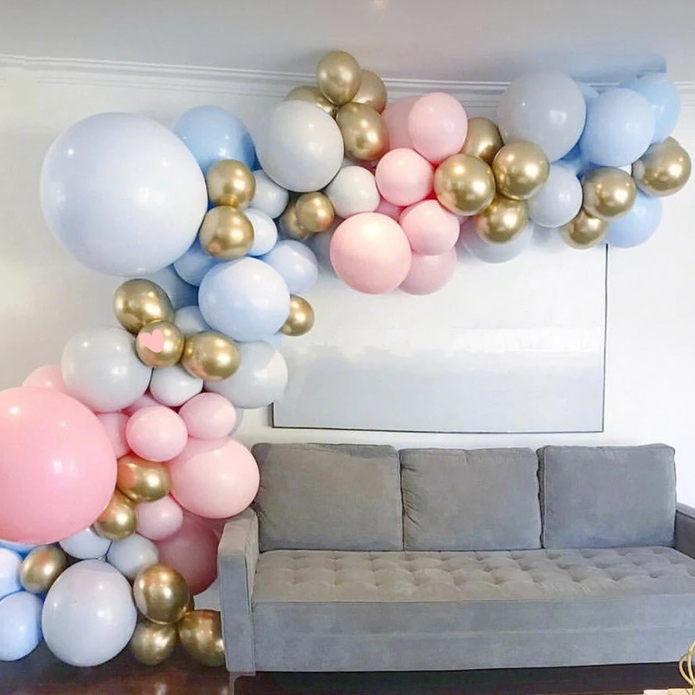 

122PCS/Set Macaron Balloon Set Party Background Wall Decorations Company Anniversary Wedding Arrangement Decor Accessories