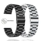 Ремешок из нержавеющей стали для Samsung Galaxy Watch 42 мм, браслет для Huawei Watch GT, Amazfit Bip GTR, 20 мм