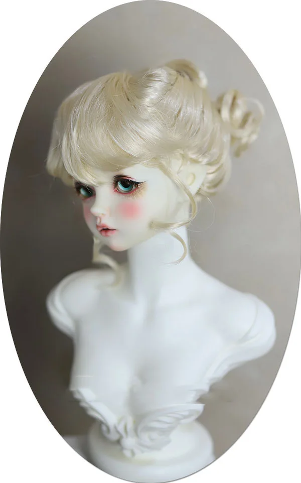 

BJD Doll Wig suitable for 1-6 1-4 ponytail fish ball hair doll accessories
