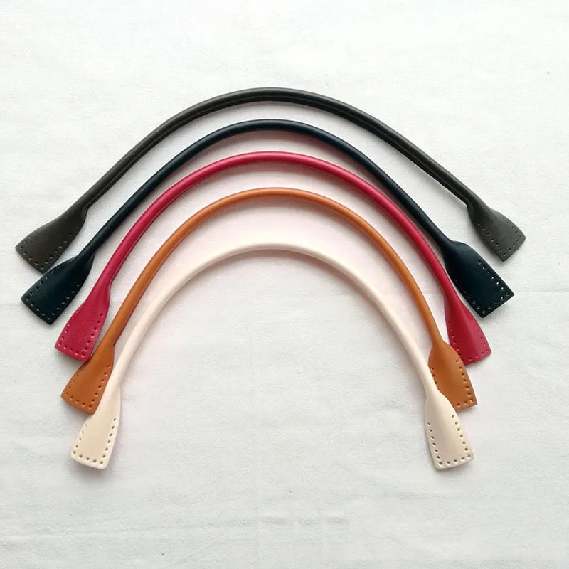 

1 Pair 38.5CM Bag Handles DIY Bag Strap Buckles Canvas+Genuine Leather Bolsa Accessories Replacement Shoulder Bag Straps