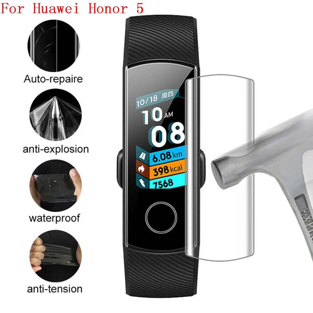 1/3/5 шт. полное покрытие Гидрогелевая прозрачная защитная пленка для экрана Huawei