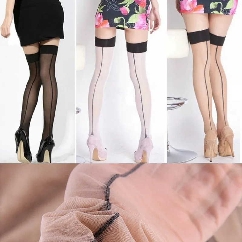 Сексуальные чулки прозрачные кружевные высокие сексуальные чулочно носочные