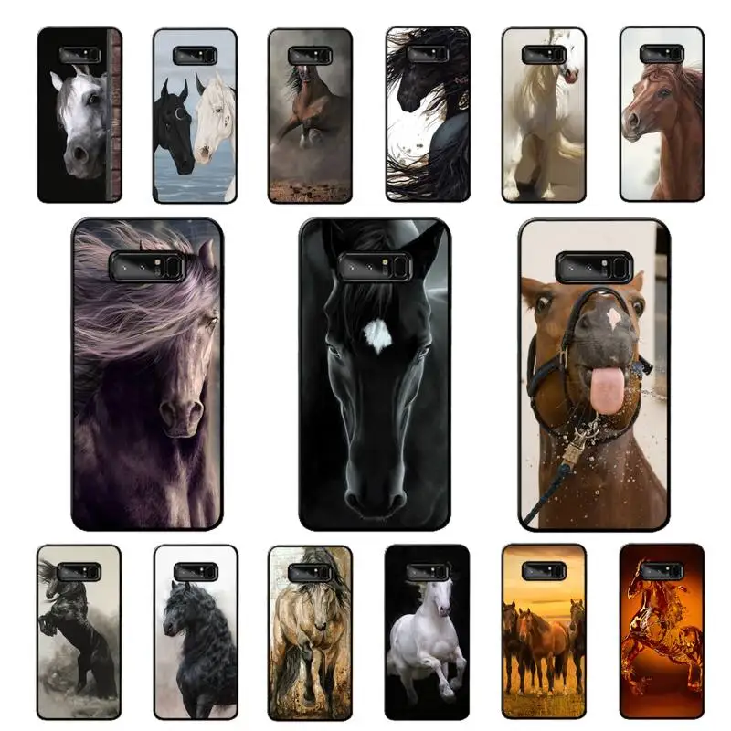 

MaiYaCa Horse animal painting pattern Phone Case for Samsung Note 5 7 8 9 10 20 pro plus lite ultra A21 12 02