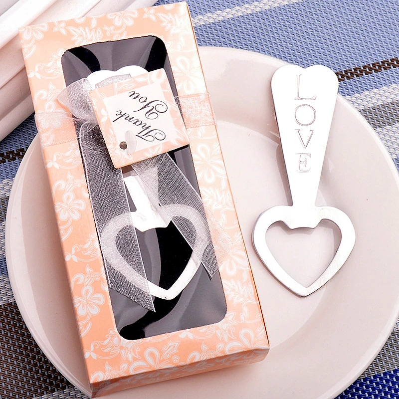 

Free shipping 50pcs/lot Fast Delivery Love Heart Beer Bottle Opener Wedding Party Favors Significant Gift Wedding Favor Gifts