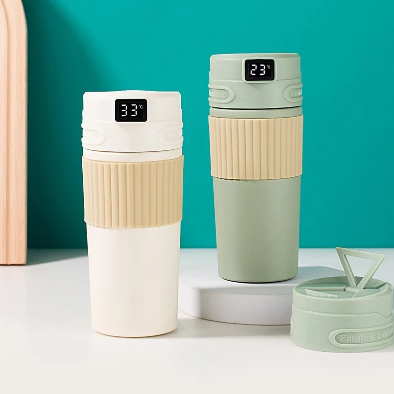 

Stainless steel leak-proof smart thermos mug warm coffee mug for men and women portable car office mug thermos water mug