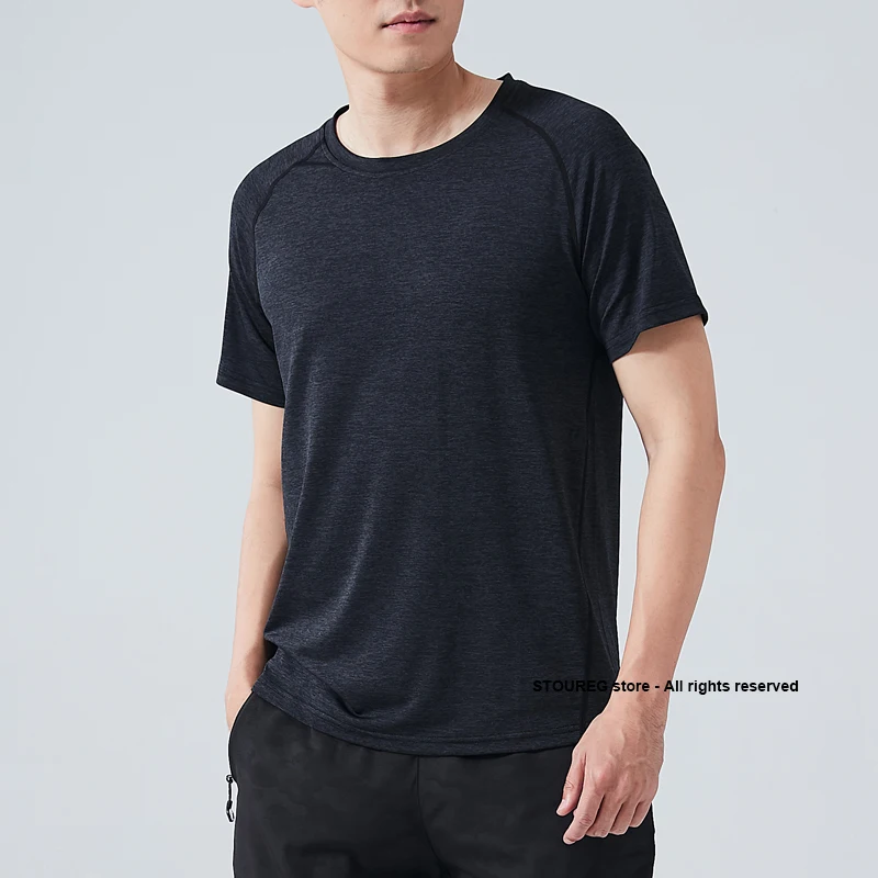 Мужские спортивные футболки для бега быстросохнущие мужские спортзала рубашки