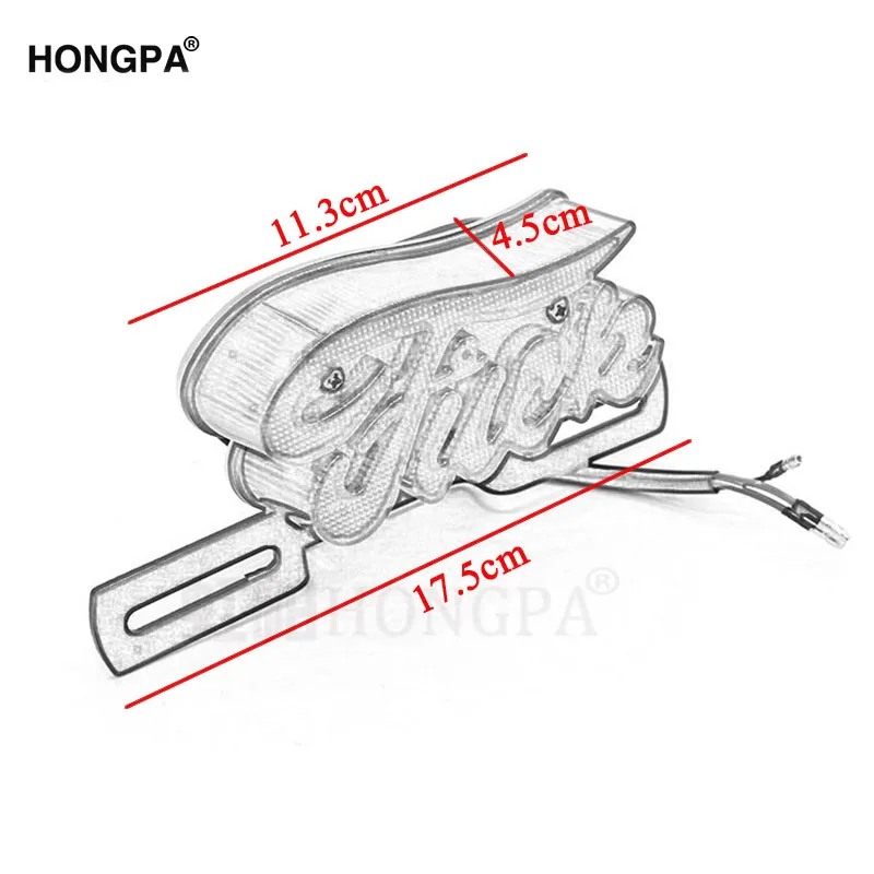 Универсальный автомобильный перекрестный светодиодный светильник мигающий