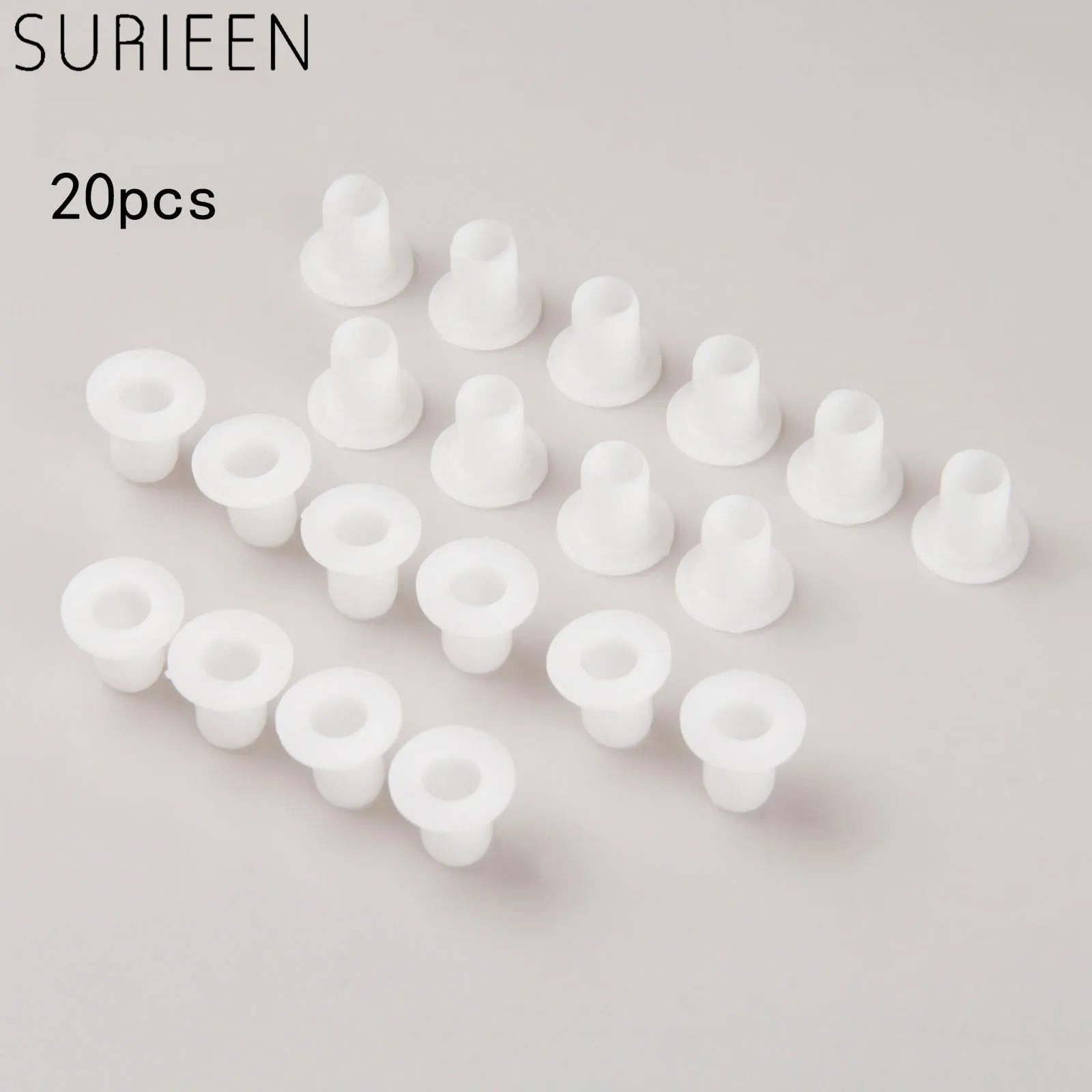 

20pcs/lot Kids Roller Skate Shoes Center Bearing Bushing Spacers Side Plug Wheels Accessories Plastic Dia Inner 6mm X Outer 8mm
