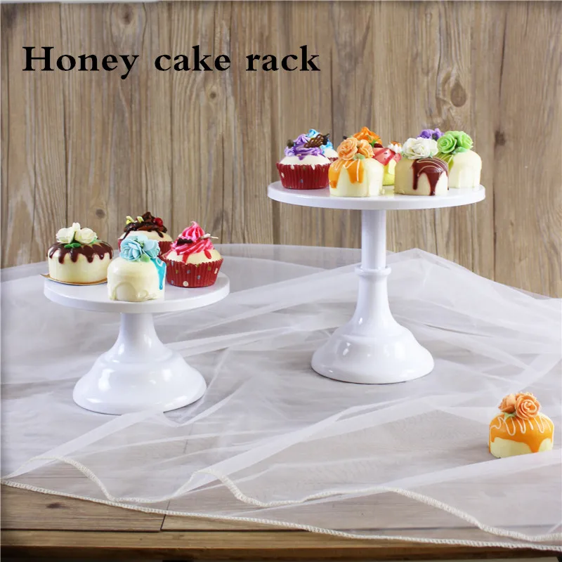 

White Metal Cake Fondant Stands for Birthday Party Tools Birthday Cake Cupcake Stand Tableware Baking Shop Tools Dinnerware