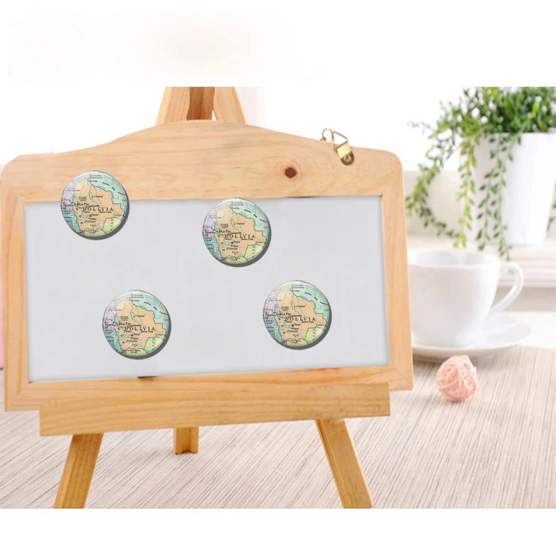 Магнит на холодильник 30 мм стеклянный купол магнитные наклейки | Дом и сад