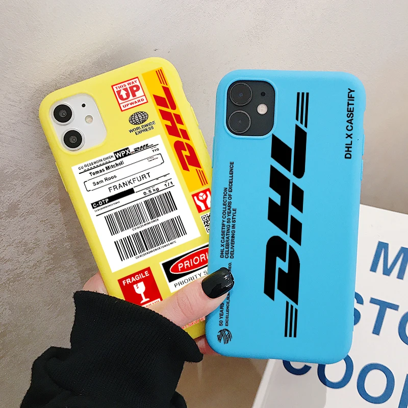 Чехол DHL Express для телефона iPhone 11 Pro XR X Xs Max 8 7 6 Plus 6S 5S SE матовые силиконовые чехлы