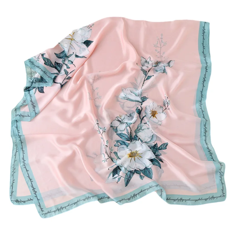 

Spring flower sunscreen scarf summer beach towel long Lady's scarf