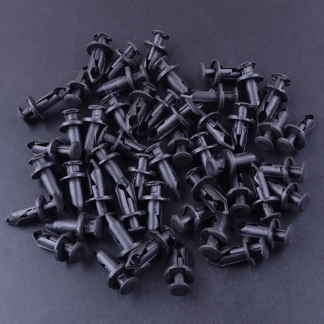 

50 Fender Rivet Retainer Fastener Mud Flaps Bumper Push Pin Clips 8mm 5/16" ATV UTV Fit For Can Am Replacement 293150089