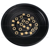 100 1000 pcs brass finding for jewelry making hollow solid circle disc pendant component bulk wholesale double side stardust