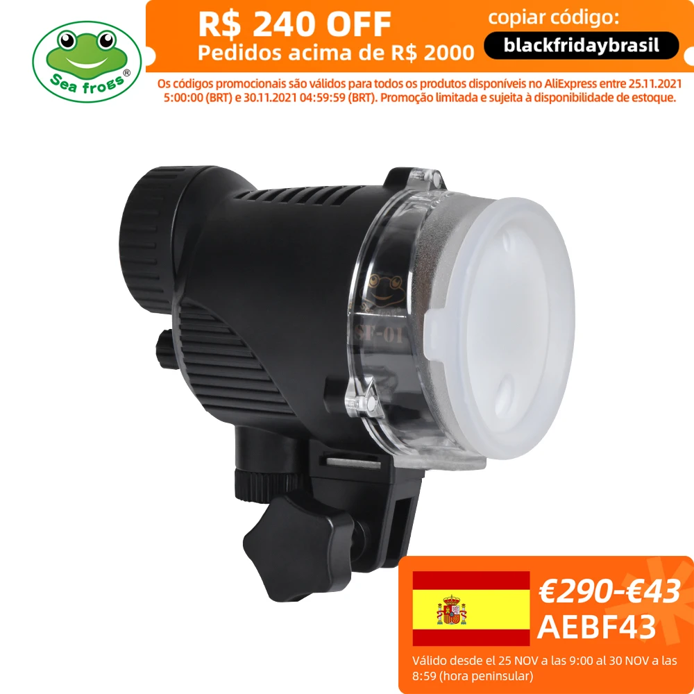 Фонарик для дайвинга Seafrogs Sea &amp SF01 стробоскоп камеры RX100 TG5 DSLR аксессуары