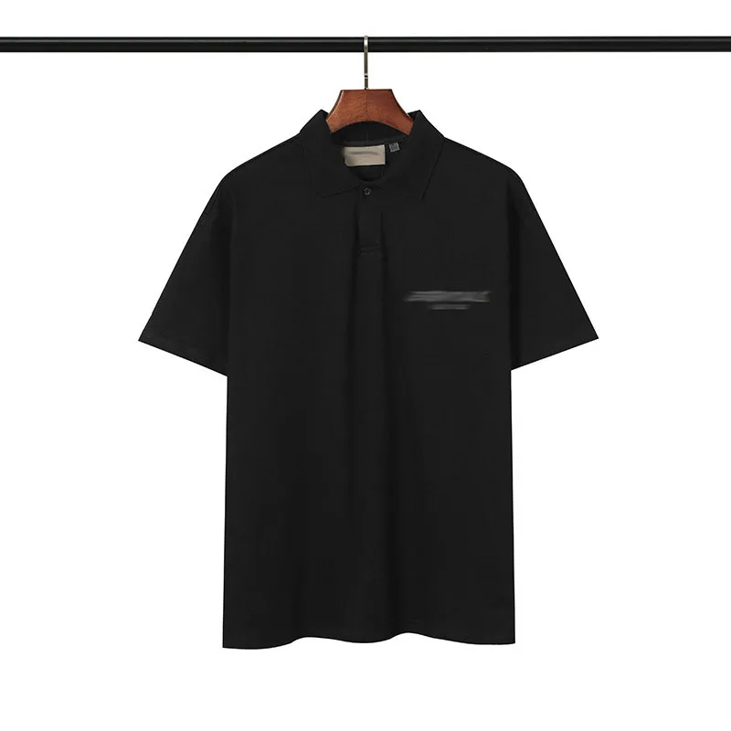 

Summer Men's Thin Short-Sleeved Buttons Loose Chestbefore Small Logo Sports Top High Street Fashion Brand Casual Short-Sleeved
