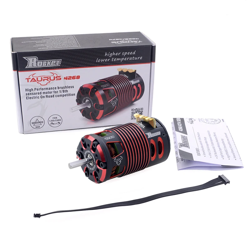 

4268 V2 2000kv Inner Rotation 4-Pole Sensor Brushless Motor 1:8 Off-Road Vehicle Power Brushless Motor For 1:8 Racing Car Parts