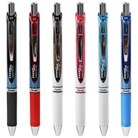 6pcs pentel bln75 energel series quick drying gel ink pens 0 5mm needle point press type neutral pen smooth writing supplies