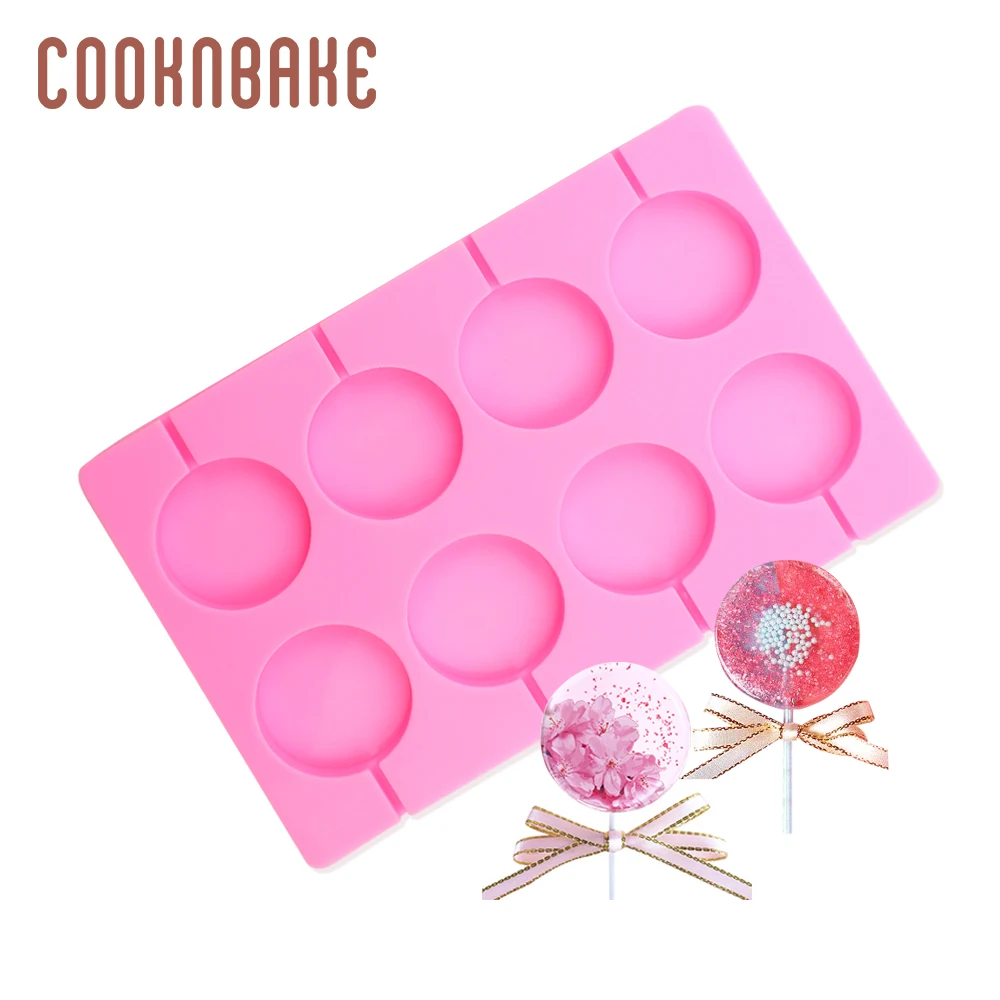 COOKNBAKE силиконовая форма для леденца круглый шоколадный Сахар Конфеты в форме