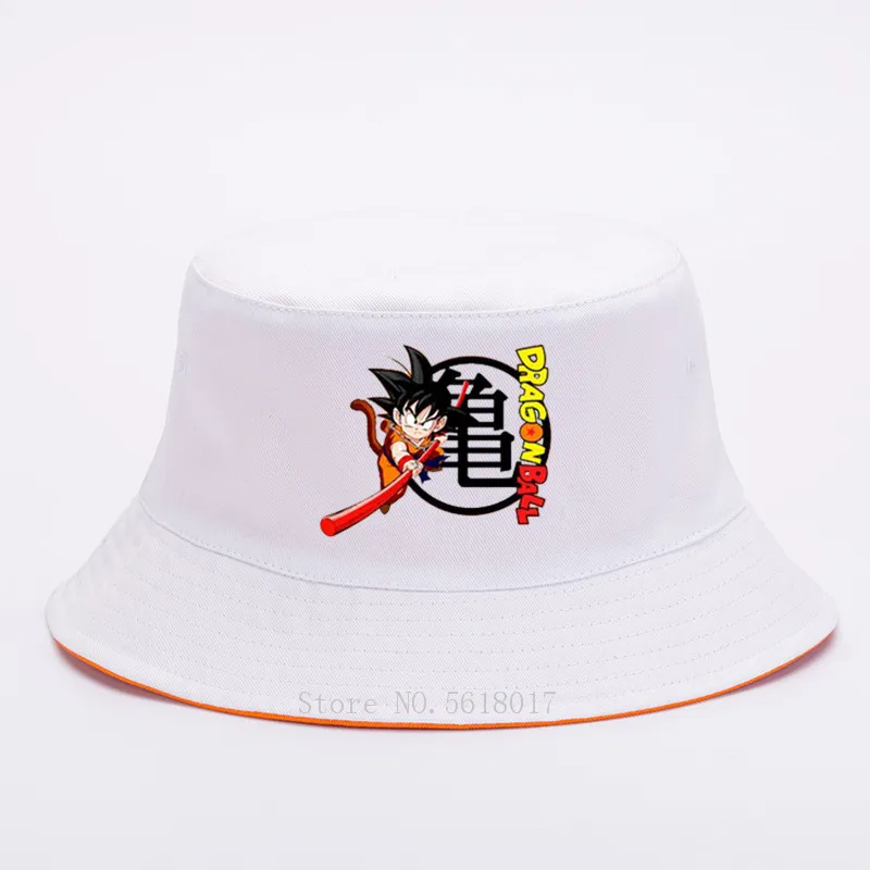 Babero dragon ball son goku baston y логотип шляпы с принтом новый дизайн модная шляпа рыбака