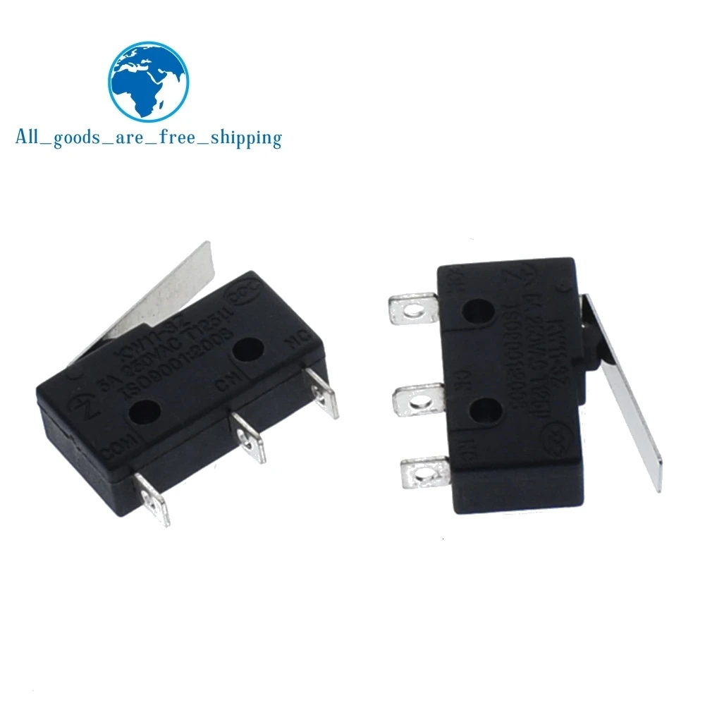 10 шт. Переключатель ВКЛ/ВЫКЛ KW11-3Z 5A 250V микропереключатель 3PIN с пряжкой; Новинка