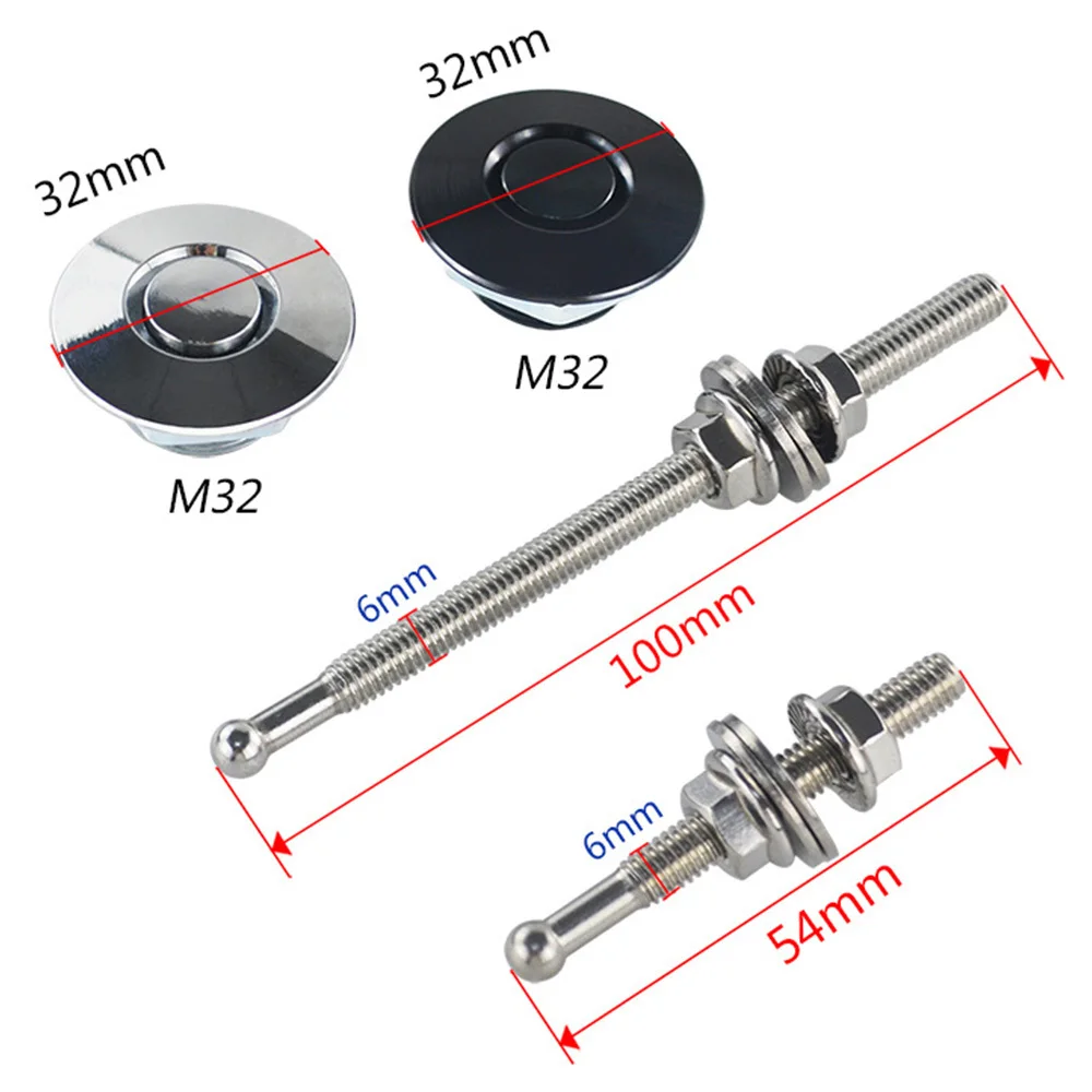 Универсальная 32 мм/1 25 &quotКнопка заготовки бленда шпильки комплект зажимов для