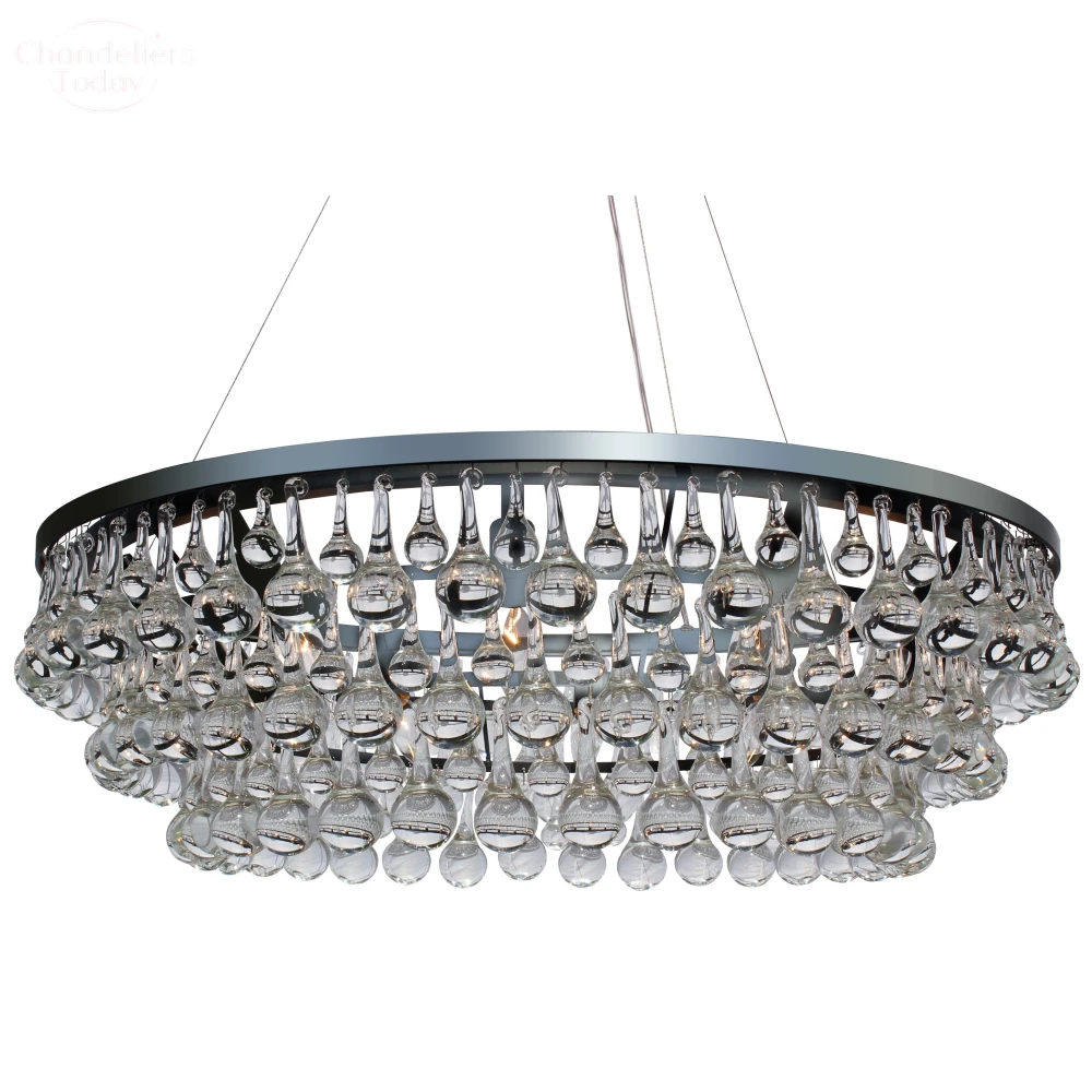 Бесплатная доставка Современная винтажная хрустальная люстра светящаяся в