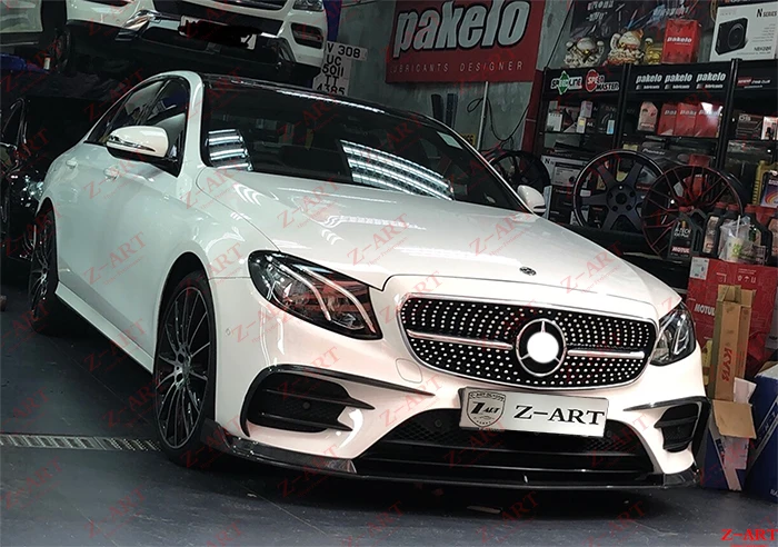 2016 2019 Z ART для Mercedes Benz E CLASS углеродное волокно передняя губа W213 передний спойлер