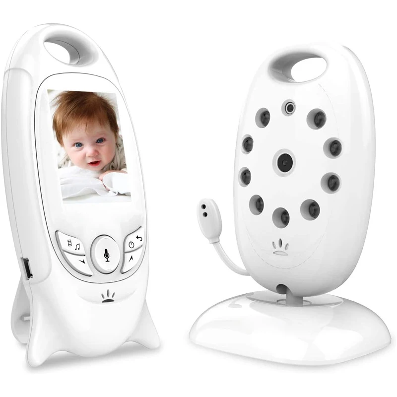 

KIMPOK VB601 Baby Monitor 2 inch Electronic Babysitter Radio Video Nanny Camera Night Vision Temperature Monitoring 8 Lullaby