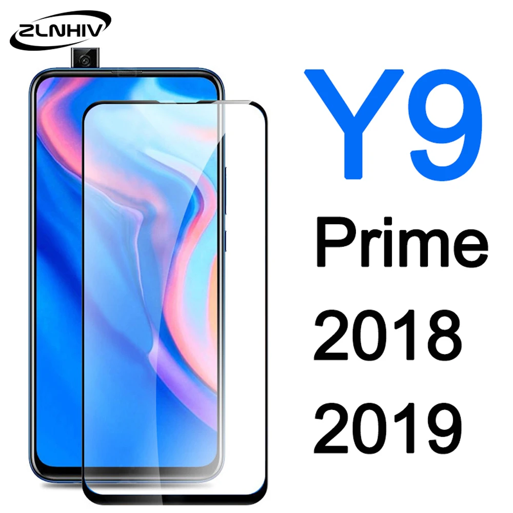 ZLNHIV 9D для huawei y9 2018 prime 2019 y9s полное покрытие Закаленное стекло Защитная пленка