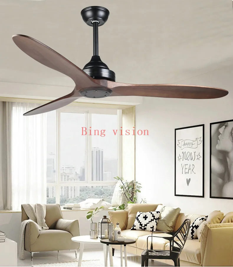 Американский промышленный деревянный потолочный вентилятор с дистанционным