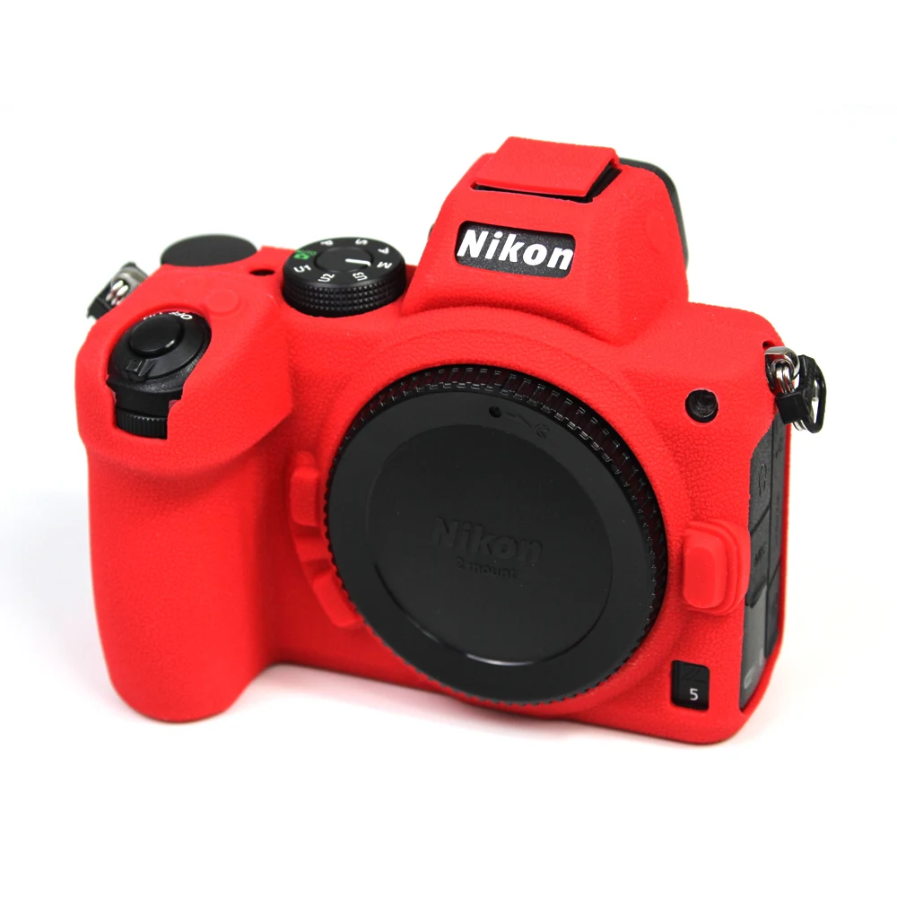 Мягкий силиконовый чехол для камеры Nikon Z5 красивый защитный корпуса с отверстием