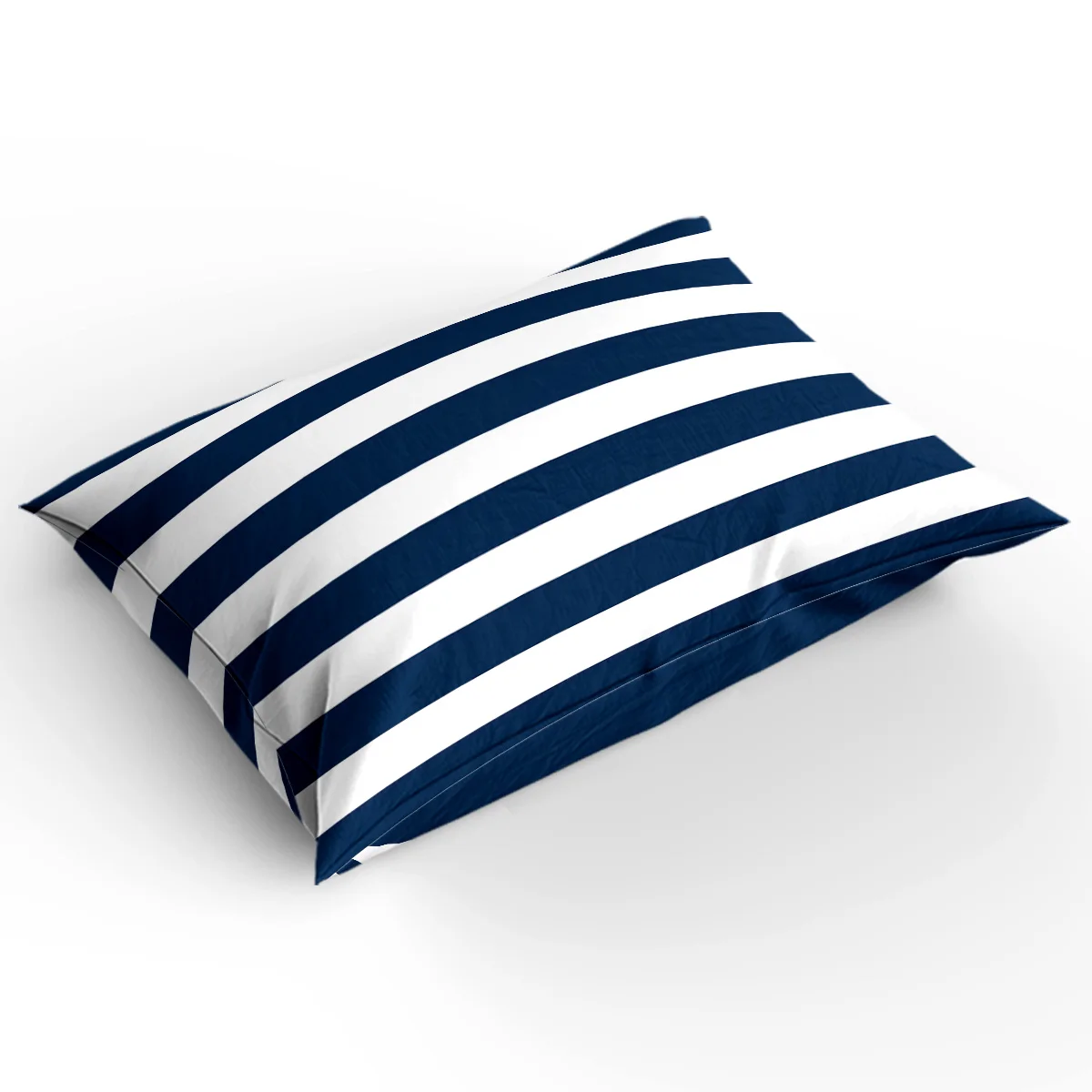 Полосатый синий и белый пододеяльник постельные принадлежности 4 шт. набор