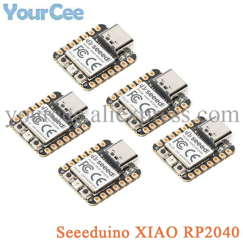 

5 шт., макетная плата Seeeduino XIAO RP2040 Raspberry Pi RP2040, модуль для Arduino/MicroPython/схеitpython