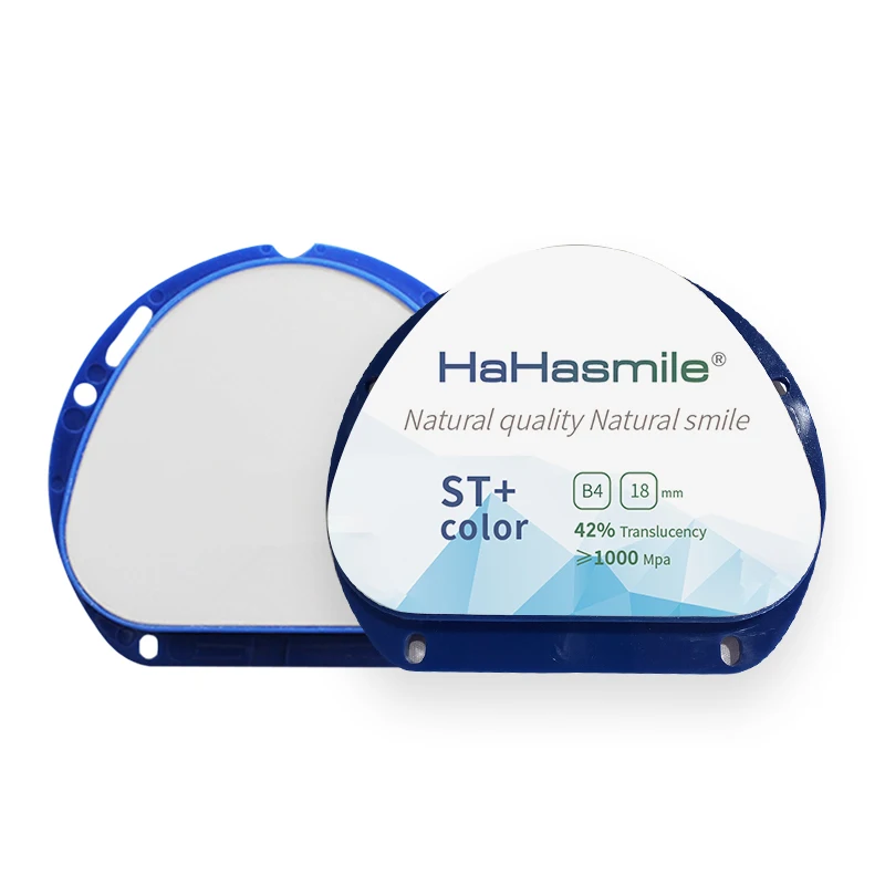 Hahasmile ST + цветной Цирконий AG B4 CAD CAM стоматологический предварительно загруженный