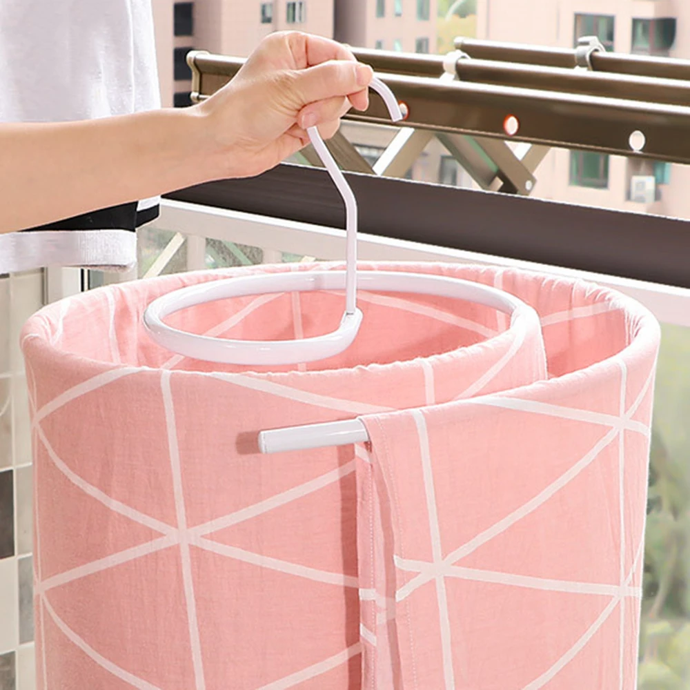 Спиральный Железный чехол для вешалки в форме одеяла с листьями сушильный крючок