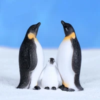 10pcs polar penguin seal figurine animal model fairy garden home decor miniature ornament decoration diy accessories modern