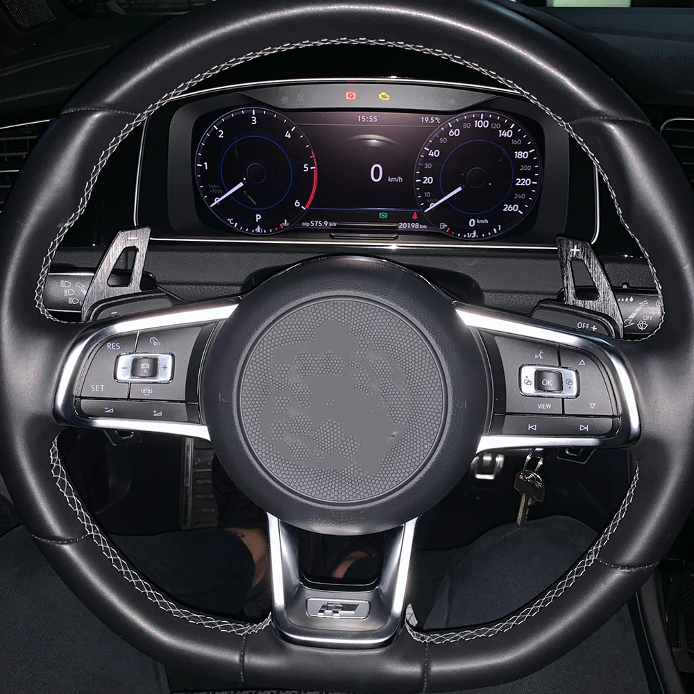 Рулевое колесо DSG весло удлинители переключатели передач наклейка крышка для