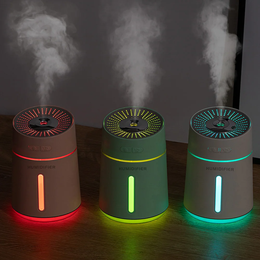 

400ml Ultrasonic Air Humidifier Cool Mist Desktop Aromatherapy Humidificador Essential Oil Diffusers For Home Car Air Purifier