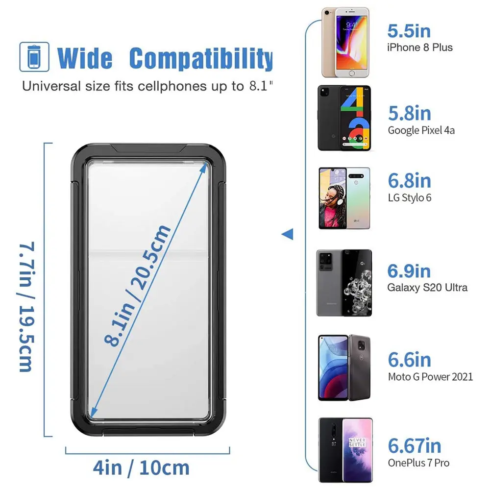 ip68 universal waterproof case for xiaomi poco m3 pro mi 11 ultra 10t lite x3 redmi note 10 9t 7 8t 9s underwater diving cover free global shipping