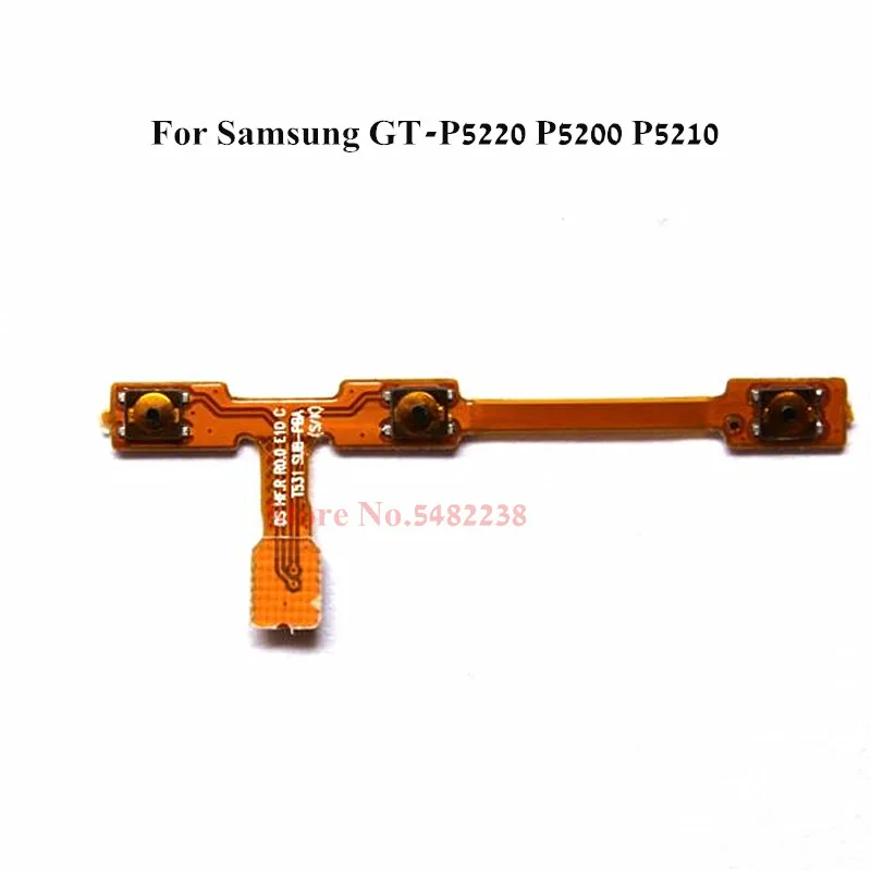 Оригинальное включение/выключение питания громкость гибкий кабель для Samsung GT-P5200