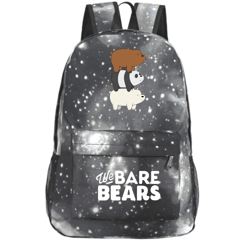 Мы Голый медведь панда Белый Медведь Аниме школьная книга сумки рюкзак для