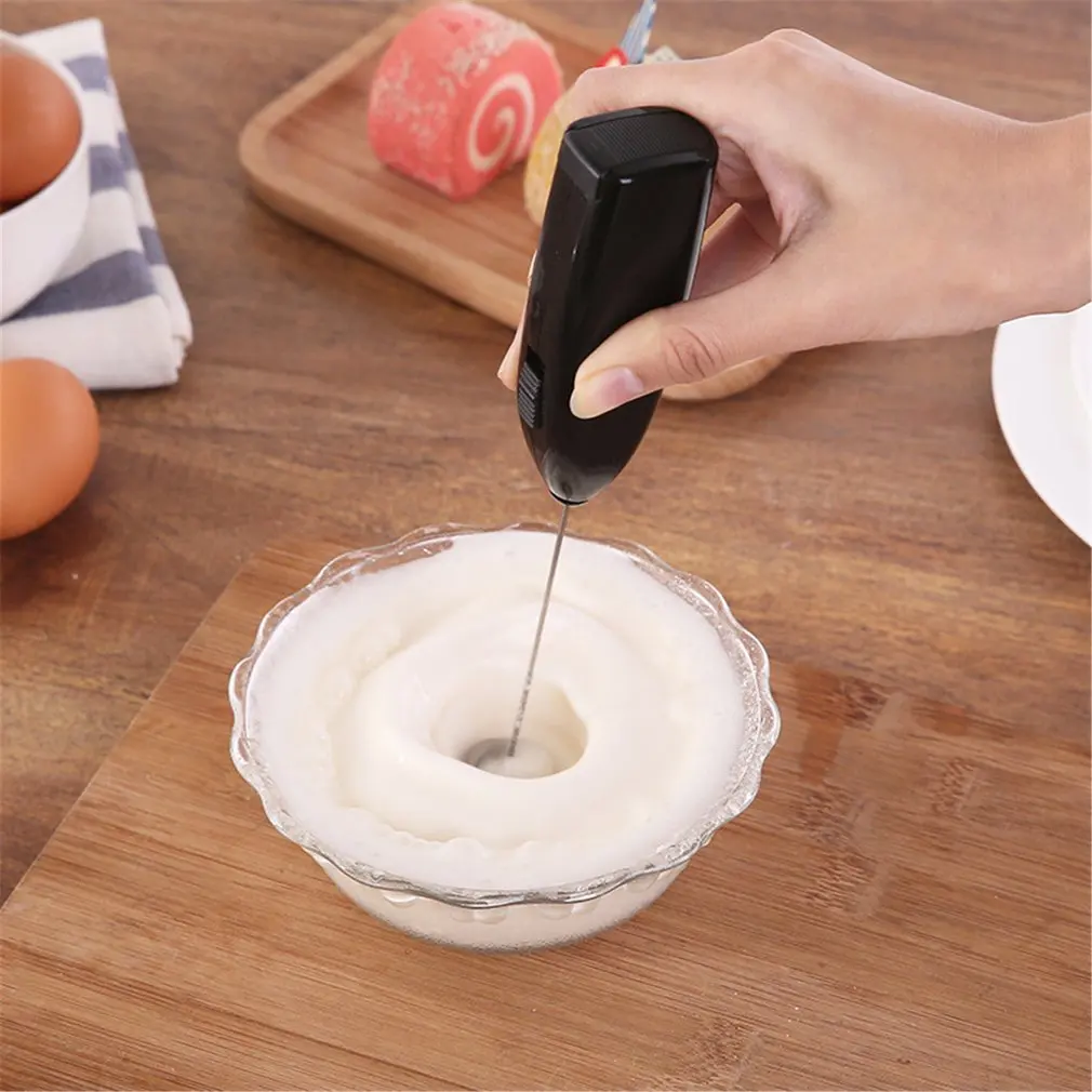 

Milk Drink Coffee Whisk Mixer Electric Egg Beater Frother Foamer Mini Handle Stirrer Practical Kitchen Cooking Tool