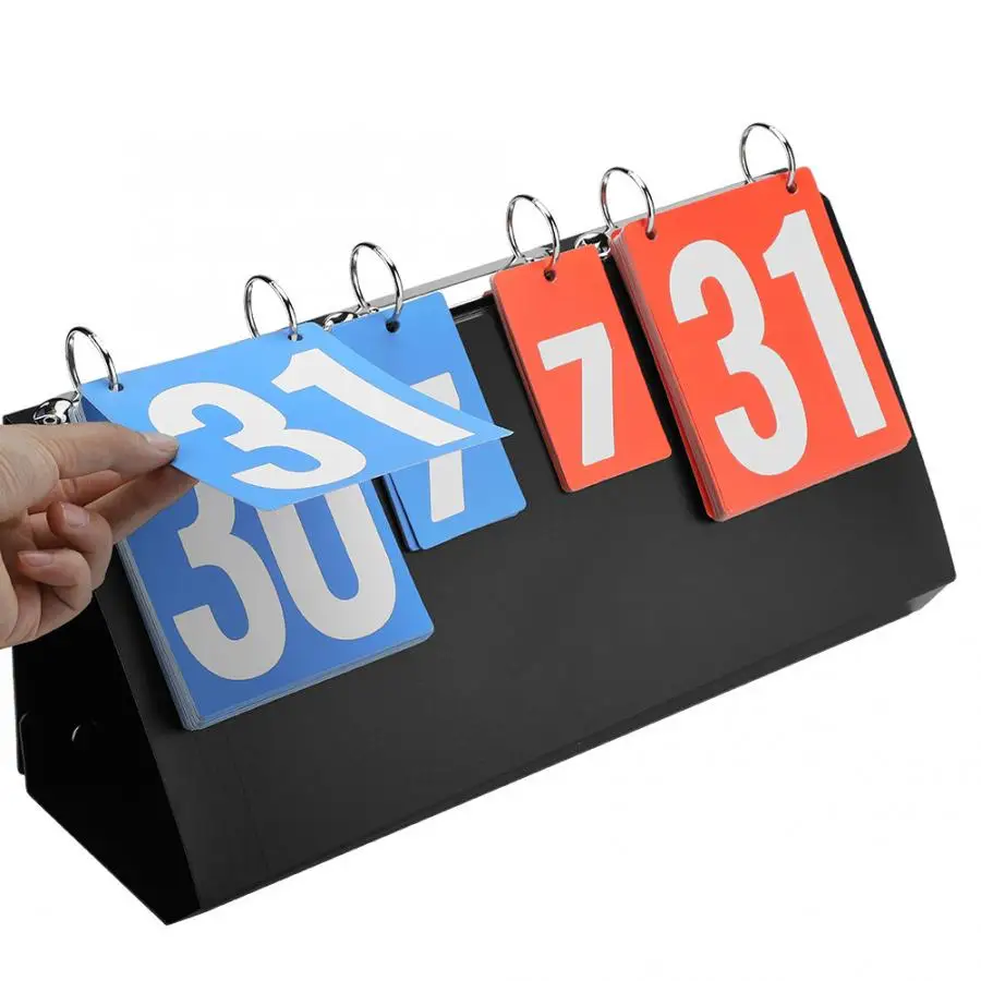 4-Digit Score Handball Recording Sports Competition Scoreboard Board for Table Tennis Basketball Badminton | Спорт и развлечения