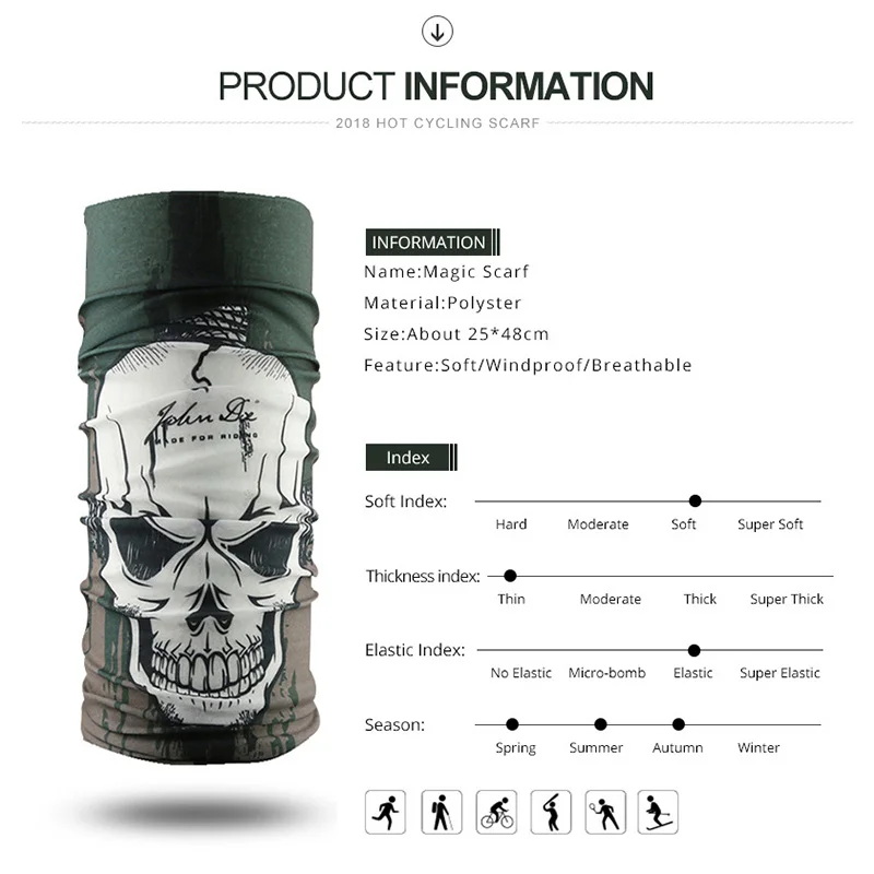 Ветрозащитный велосипедный шарф с защитой от ультрафиолета маска для лица