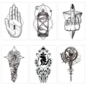 21x11 см Водонепроницаемый впитывает пот и татуировки персонализированные эскиз студийное фото self portrait перчатки защита от ультрафиолетовых лучей стикер