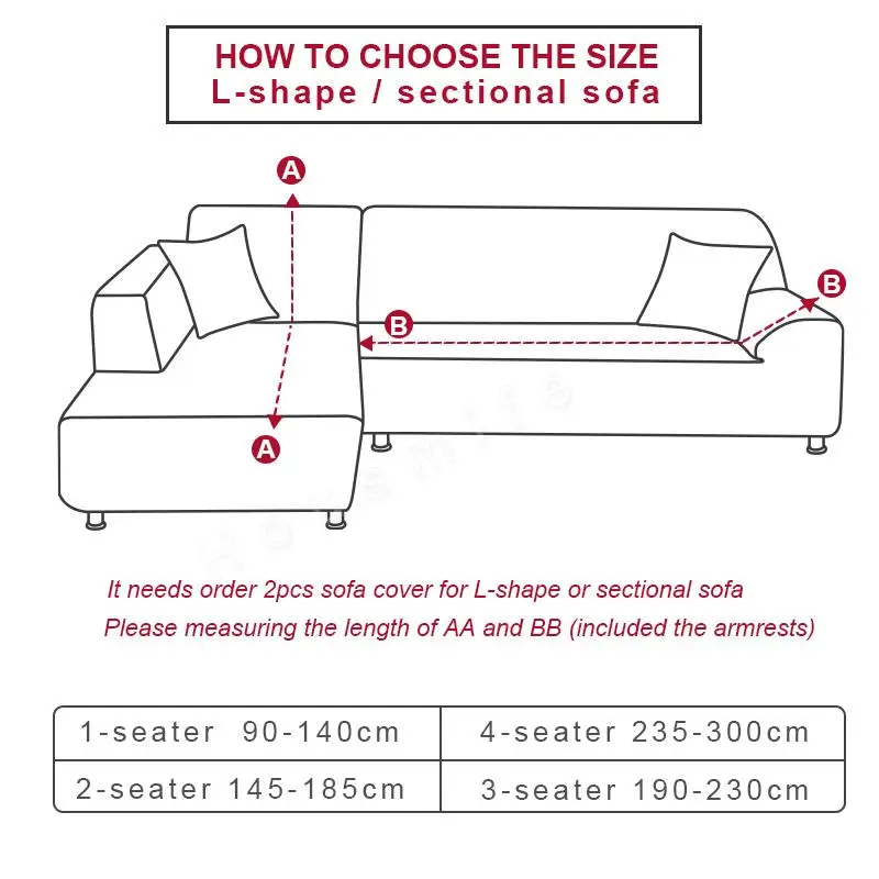 

30 Elastic Sofa Cover for Living Room Tight Wrap Couch Cover Needs Order 2 Pieces Sofa Cover If L-style Sectional Corner Sofa